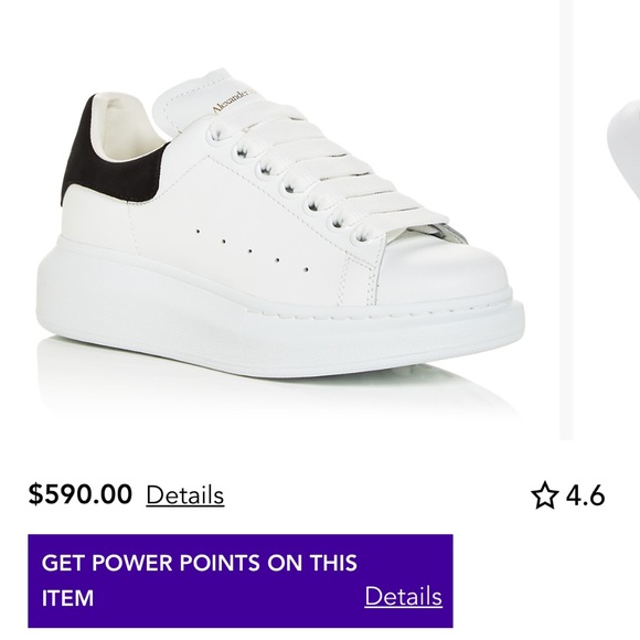 Alexander McQueen Shoes - Alexander McQueen White/Black Sneaker Box — Branded Labels with receipt